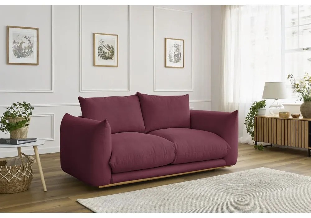 Canapea burgundy 193 cm Ernest – Bobochic Paris