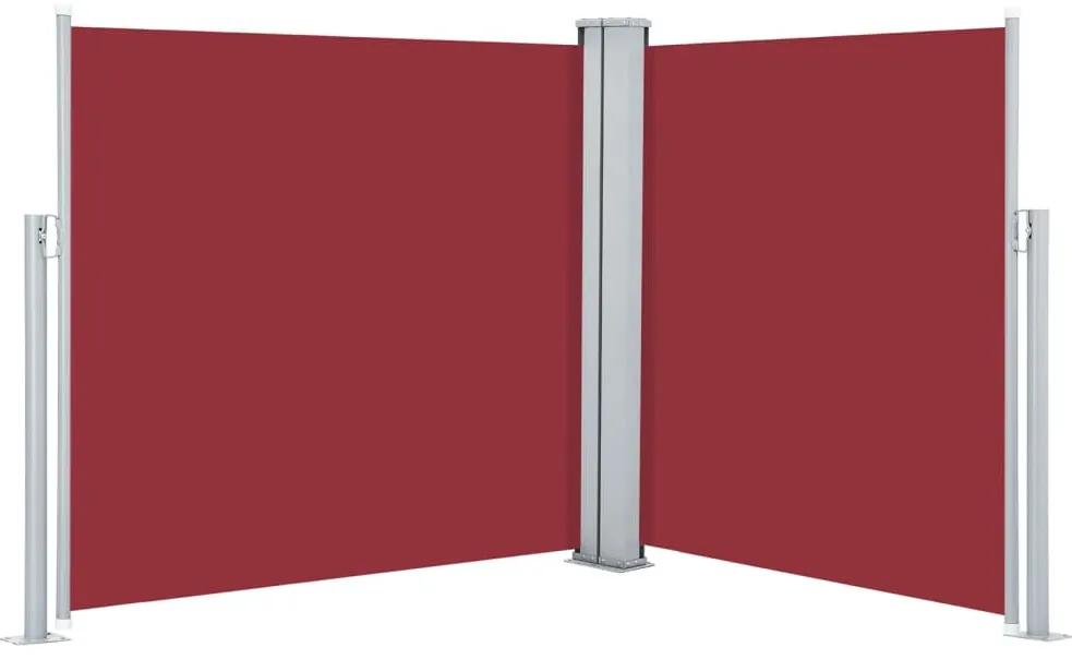Copertina laterala retractabila, rosu, 120 x 600 cm Rosu, 120 x 600 cm