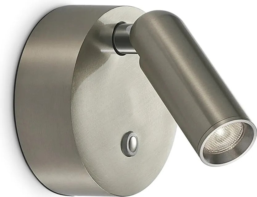 Aplica cu spot LED BEAN AP ROUND RECHARGEABLE NICKEL