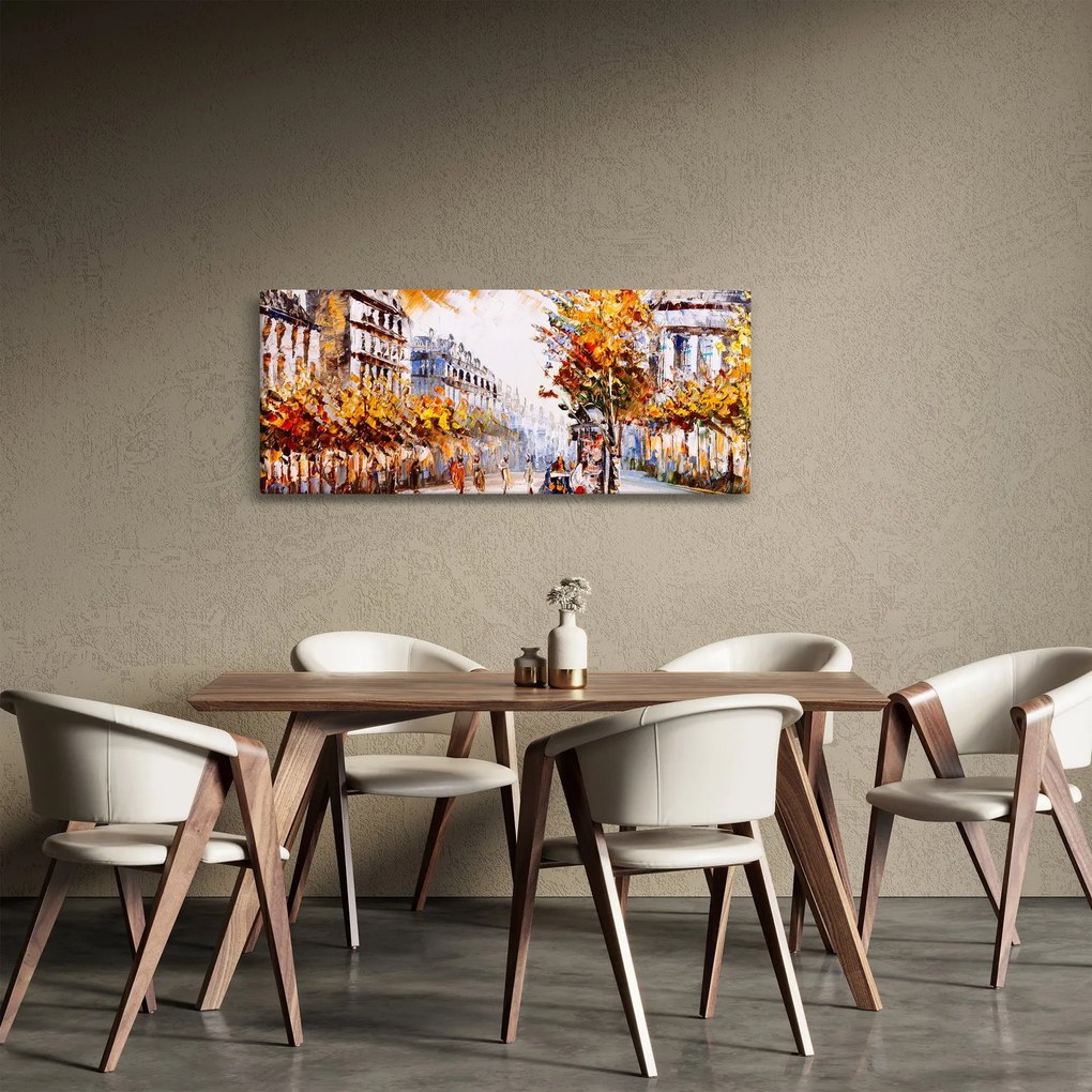 Tablou - Strada din Paris (120x50 cm)