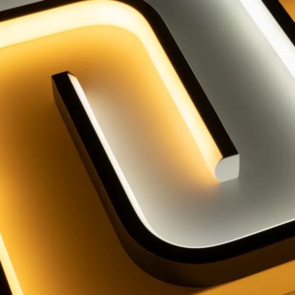 Brilagi - Plafonieră LED dimabilă VELO XL LED/98W/230V 61x61 cm + telecomandă