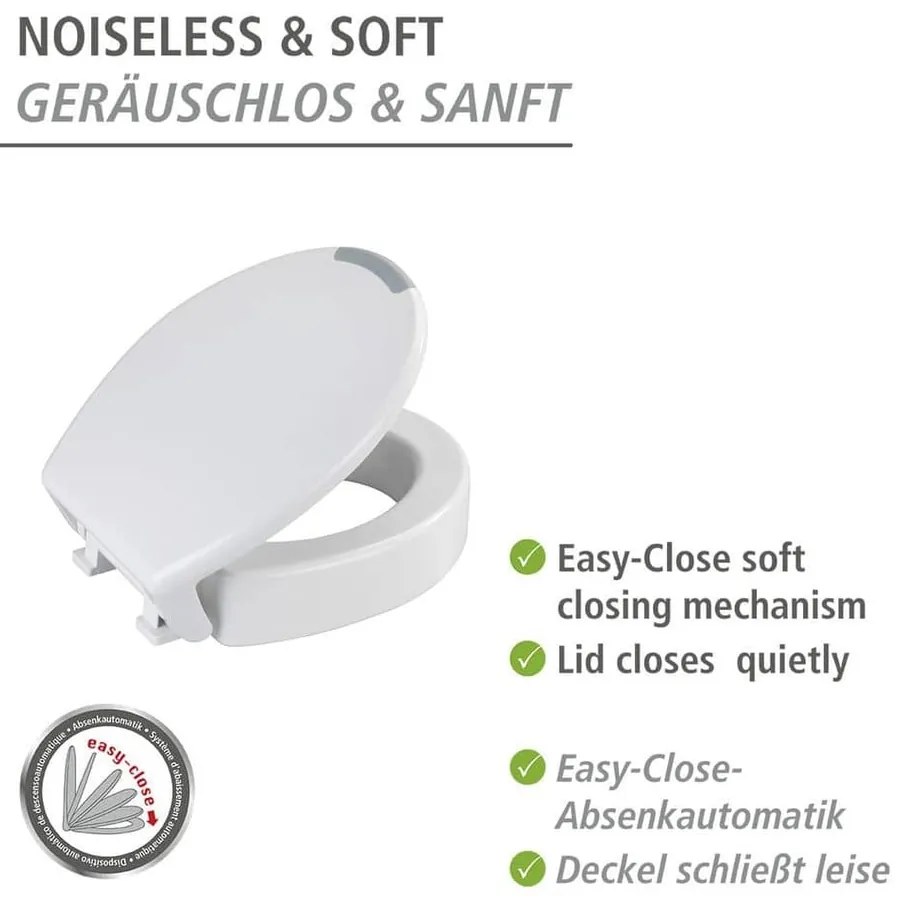 Capac WC Wenko Secura Comfort, alb