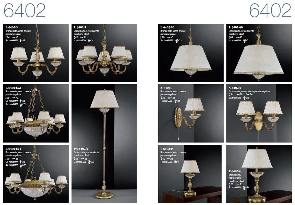 Aplica de perete din alama 1 brat design italian 6402