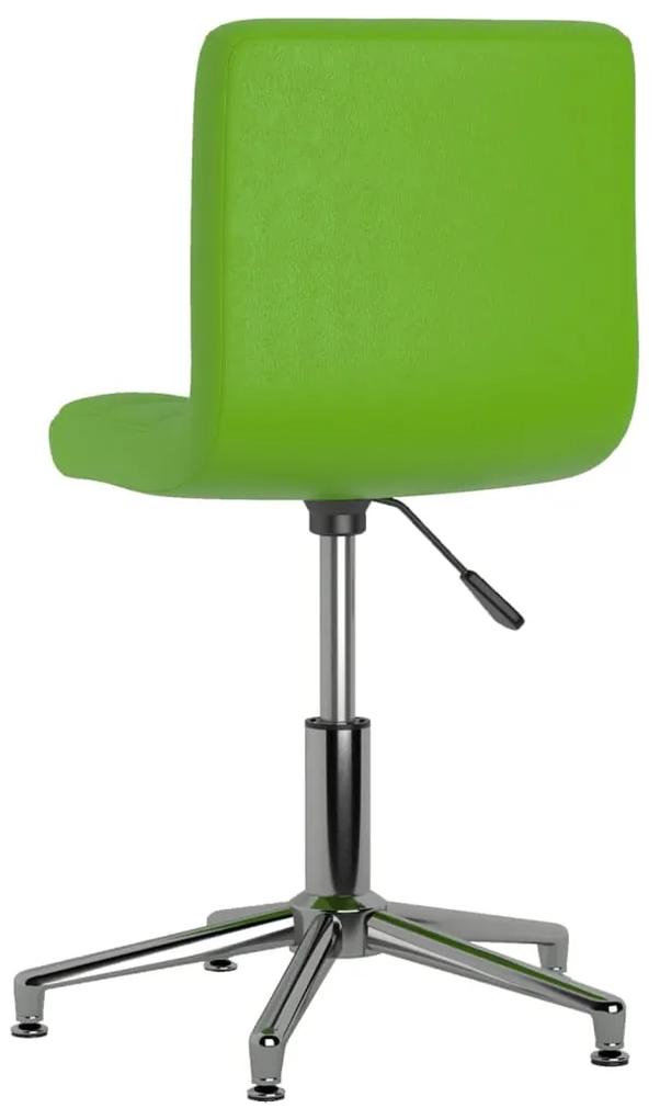 Scaun de birou pivotant, verde, piele ecologica 1, Verde