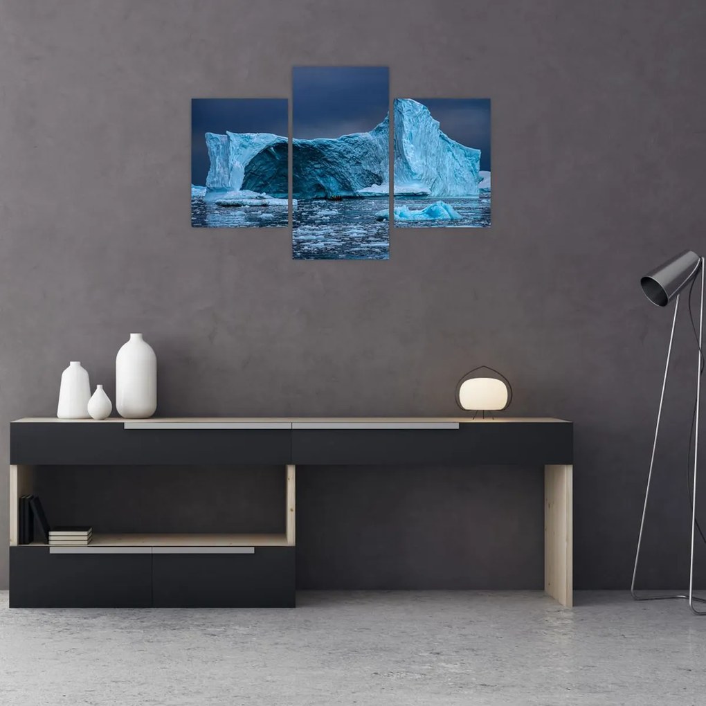Tablou - Peștera de gheață (90x60 cm)