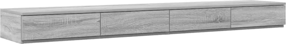 vidaXL Sertare pentru pat cu sertar Gri Sonoma 200 x 36,5 x 16,5 cm