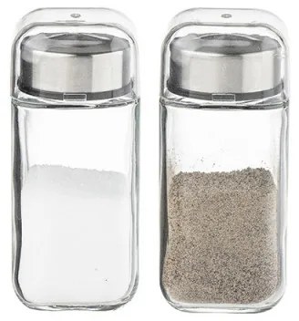 Set sărier Luigi Ferrero Rome FR-7902R, 100 ml, 3 bucăți, Suport, Oțel inoxidabil, Transparent/inox