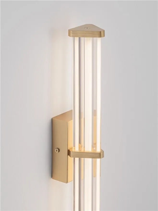 Aplica de perete LED 3000K PHEME auriu periat