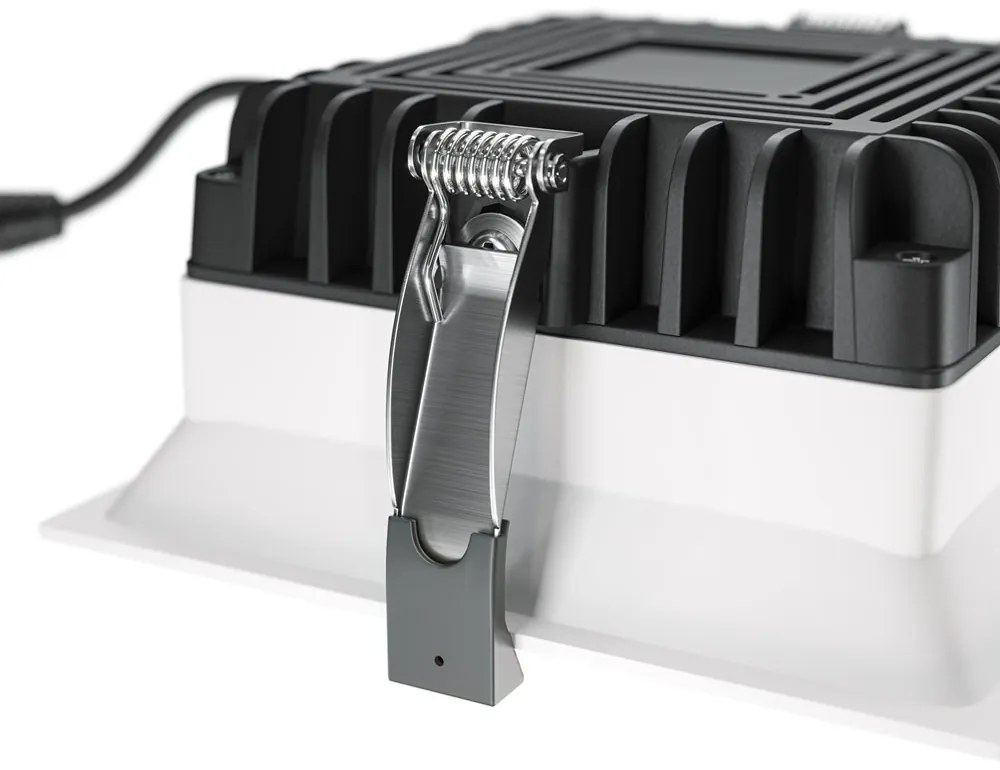 Spot LED incastrabil design tehnic Okno alb 17x17cm 4000K