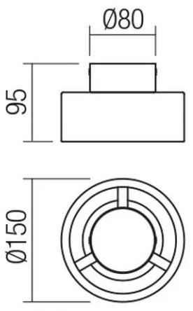 Plafonieră LED PUNKT LED/6W/230V alb Redo 01-3096
