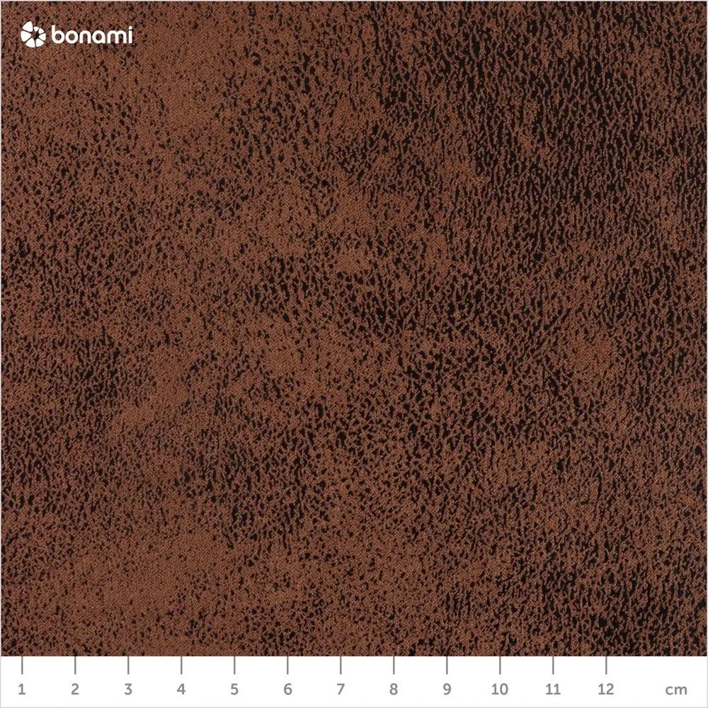 Canapea extensibilă în formă de „U” din imitație de piele cu șezlong pe partea dreaptă Miuform Lofty Lilly Vintage, maro