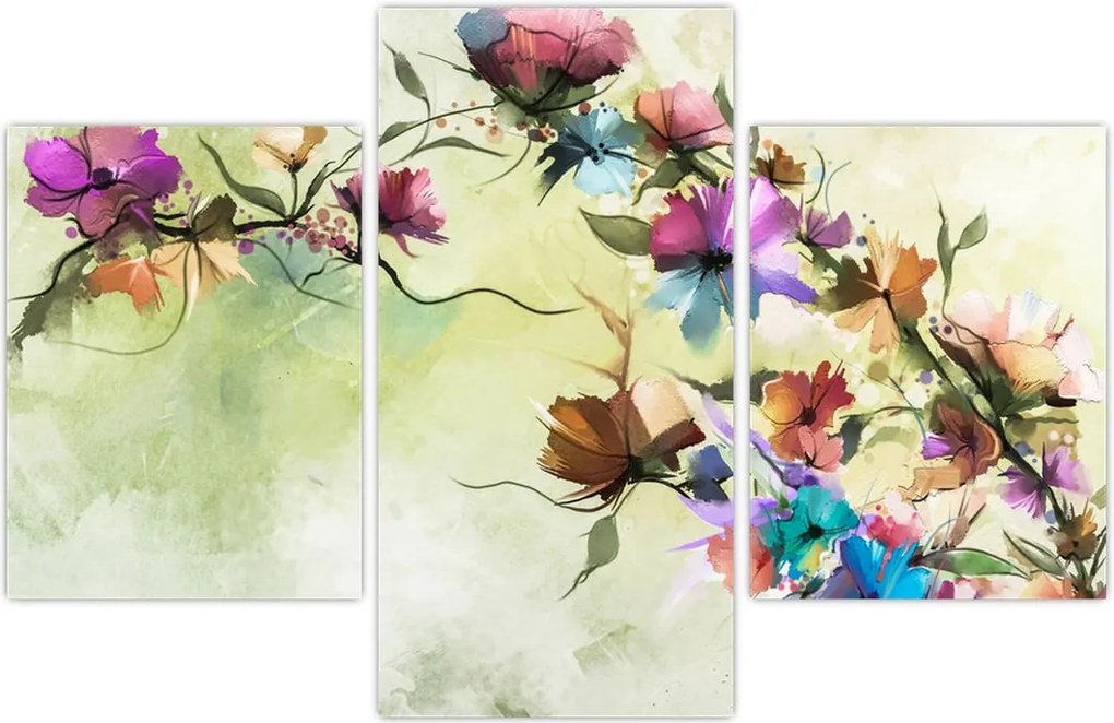 Tablou - Pictua cu flori (90x60 cm)