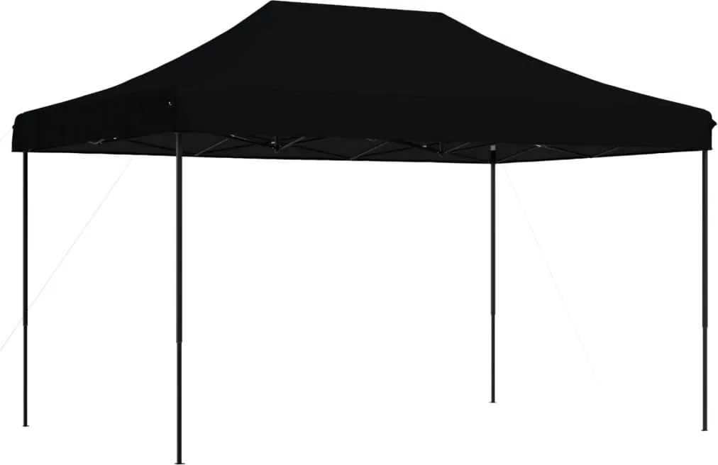 vidaXL Cort de petrecere pliabil Pop-Up, 440x292x315 cm, negru