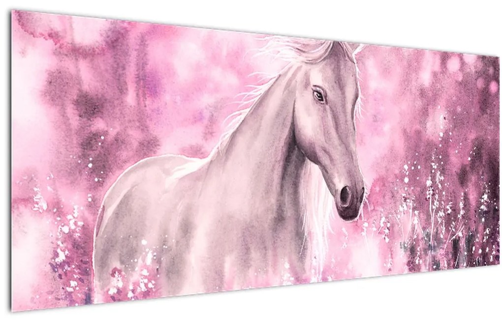 Tablou - Cal pictat (120x50 cm)