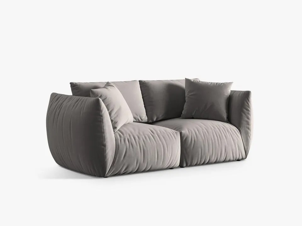 Canapea modulara Chris 3 locuri catifea L220 cm