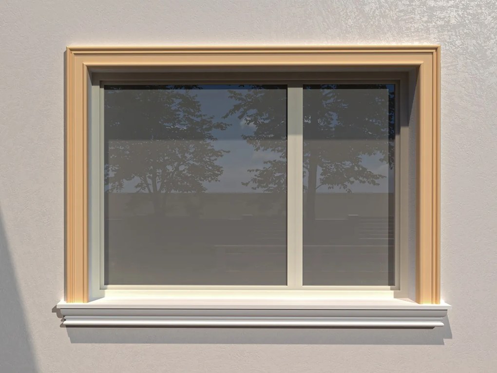 Ancadrament fereastra exterior FP143 dimensiuni 130x60x2000mm