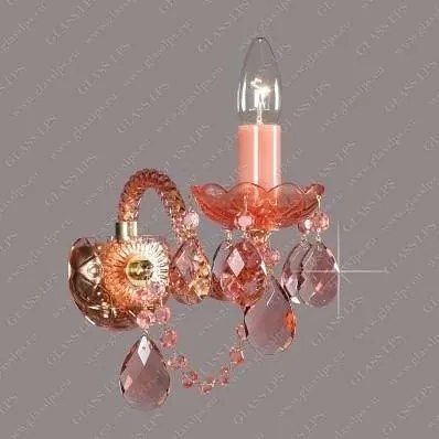 Aplica cristal Bohemia  N21 009/01/1 all rosaline