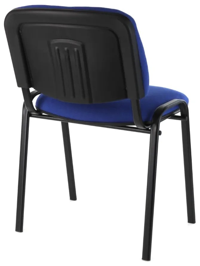 Scaun de conferinta Viva N, picioare negre, albastru