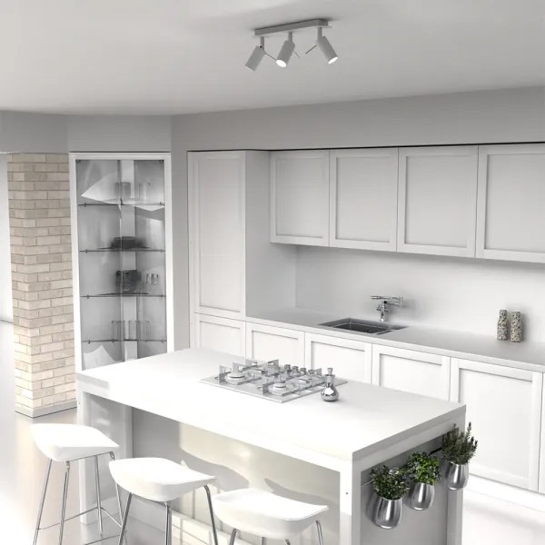 Spot PRESTON 3xGU10/40W/230V alb