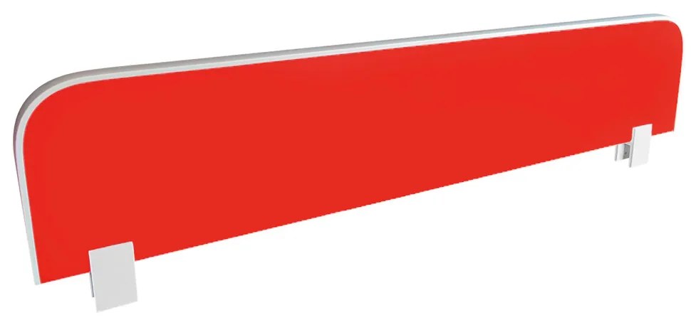 Paravan detasabil protectie pat copii - Rosu 70 x 14 cm