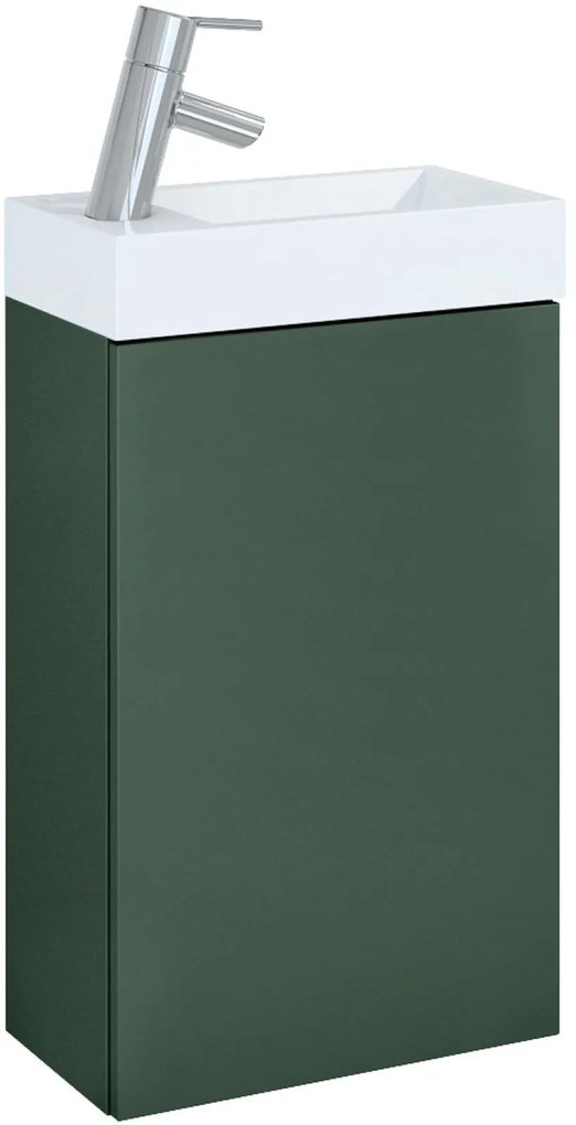 Elita Young Basic lavoar cu dulap 40.2 cm verde RE168993007010