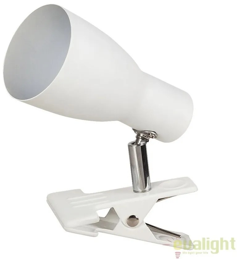 Spot cu clips alb Ebony 6026 RX