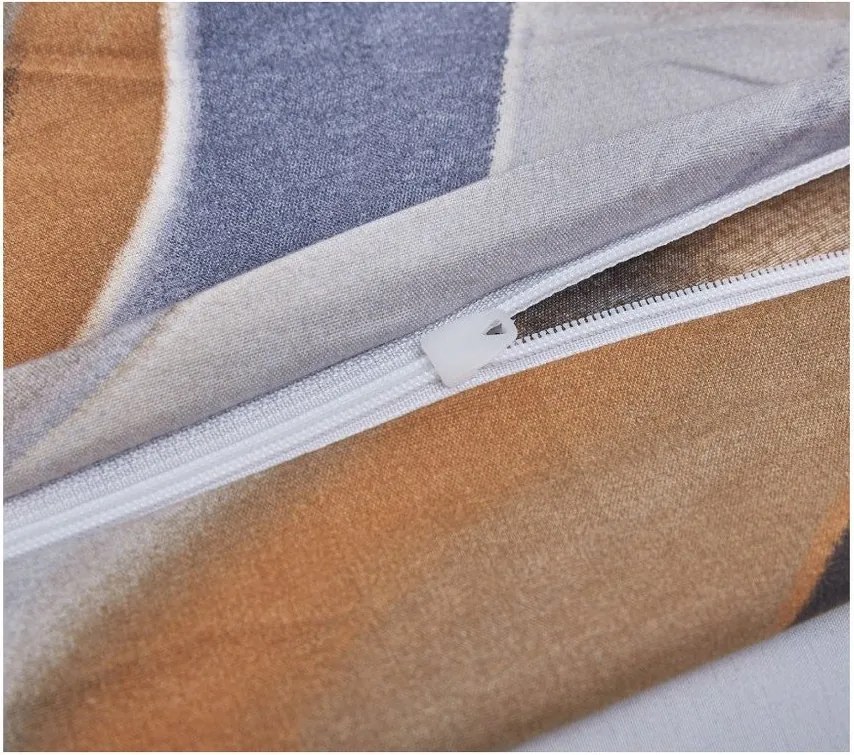 Lenjerie de pat din microsatin pentru pat de o persoană cu 3 piese 140x200 cm Gonzalo – My House