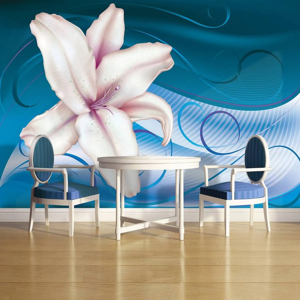 Fototapet - Arta florală - abstract (152,5x104 cm)