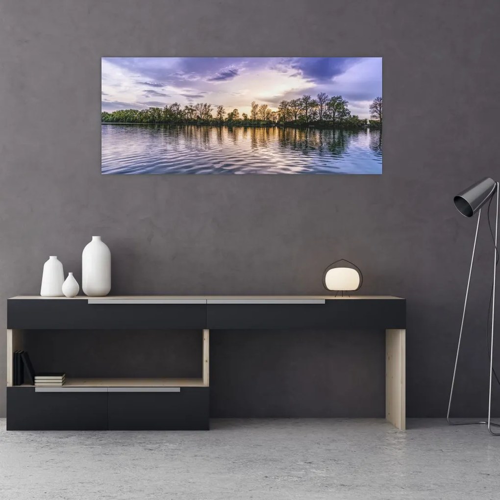 Tablou cu lac (120x50 cm)