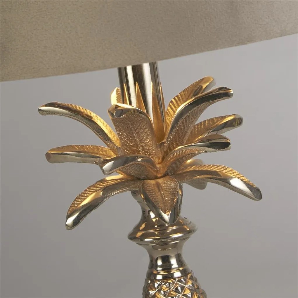 Veioza/Lampa de masa design lux elegant Belle argintiu/taupe