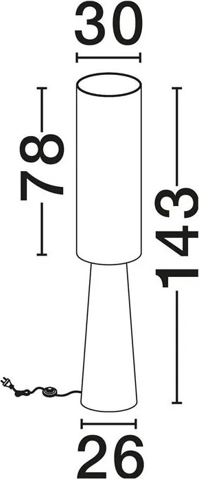 Lampadar, Lampa de podea din in Nebia