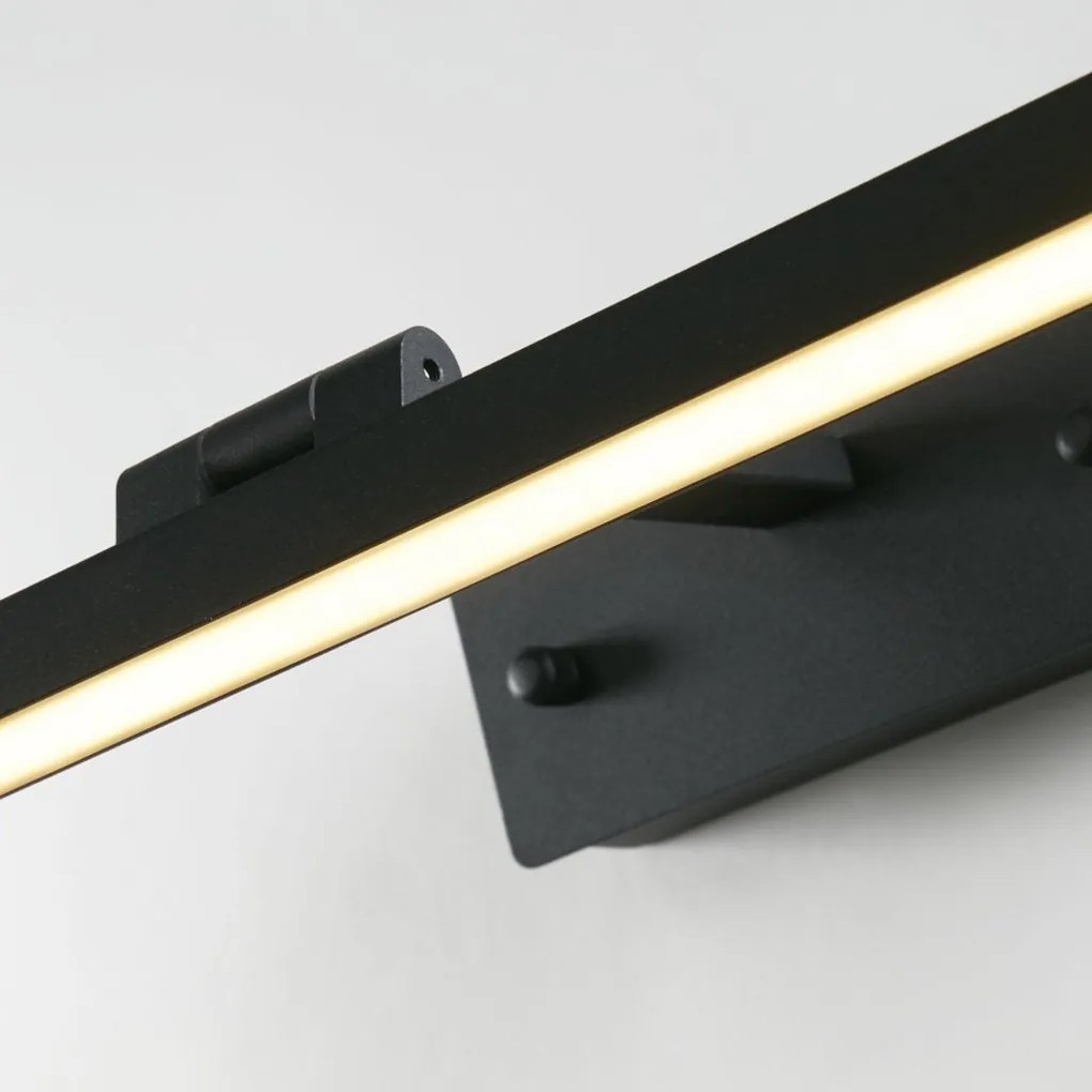 Aplica de perete LED pentru oglinda sau tablou Corfu negru