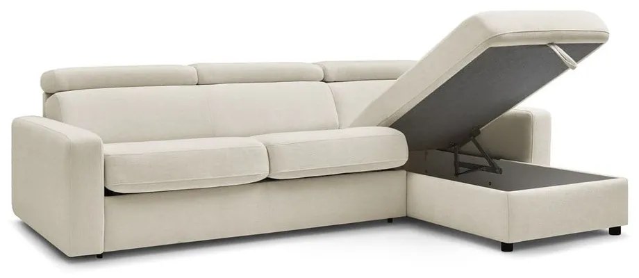 Colțar crem extensibil (cu colț variabil) Monaco – Bobochic Paris