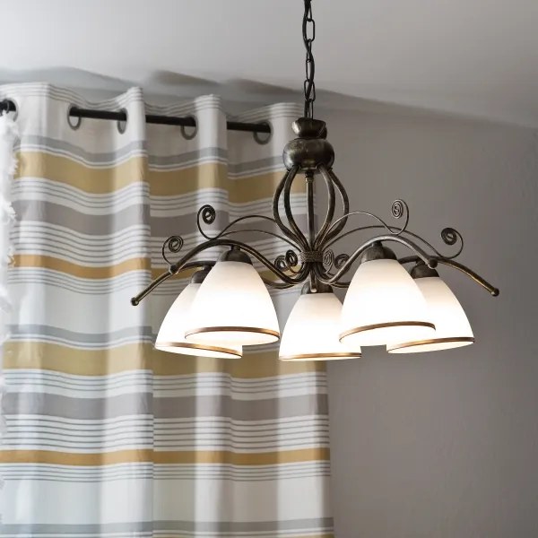 Lustră pe lanț RETRO II 5xE27/60W/230V