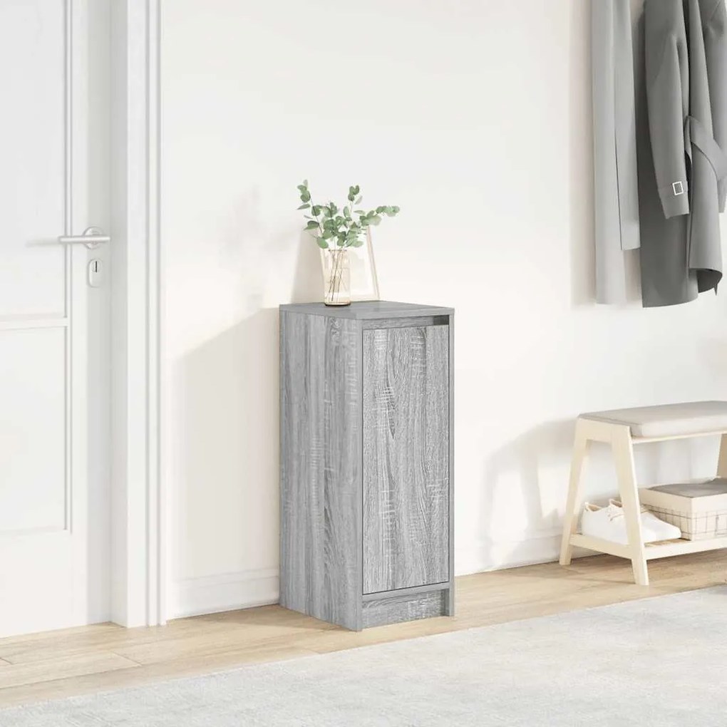vidaXL Dulap de pantofi gri Sonoma 29,5x34x76 cm lemn prelucrat