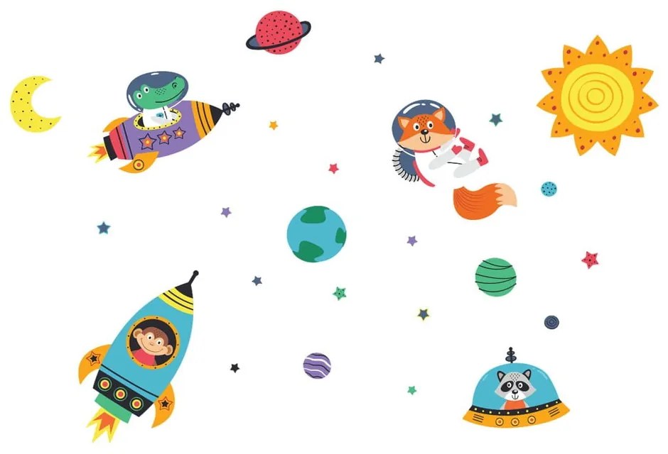 Autocolante de perete pentru camera copiilor Ambiance Space