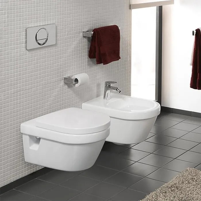 Capac WC Villeroy &amp; Boch, Architectura, Soft Close, Quick Release, alb alpin