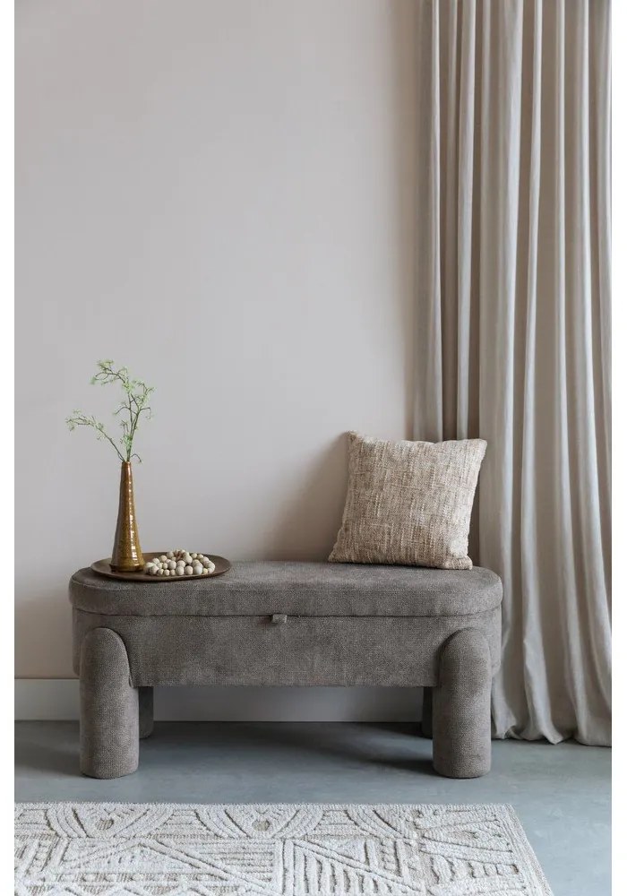 Bancă maro deschis Orly – White Label