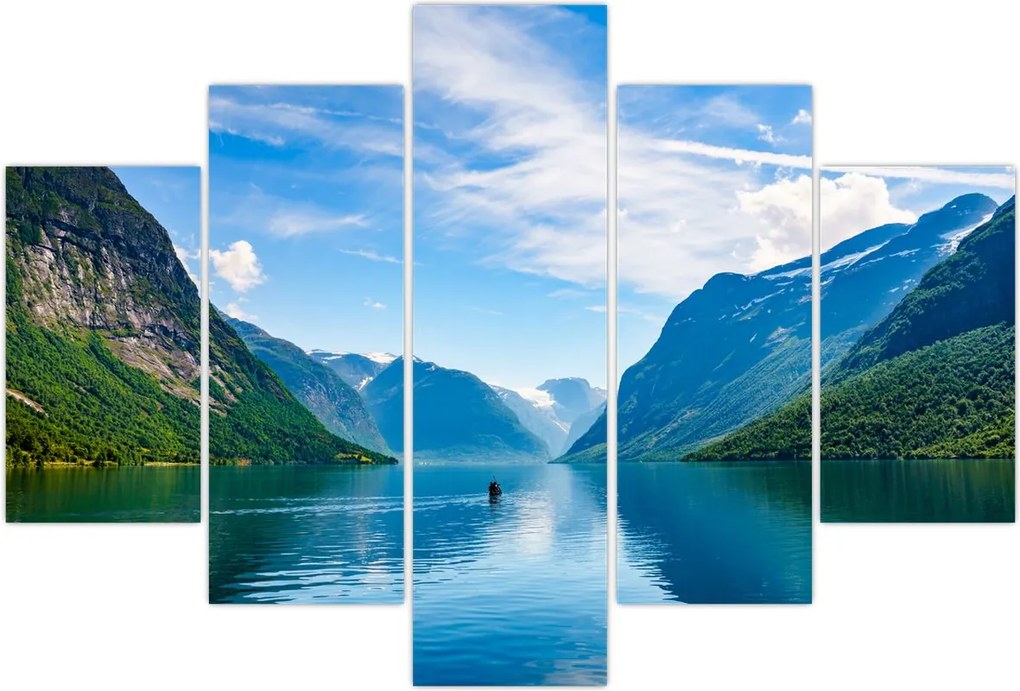 Tablou - Lacul Lovatnet (150x105 cm)