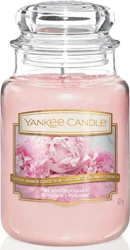Yankee Candle roz parfumata lumanare Blush Bouquet Classic mare