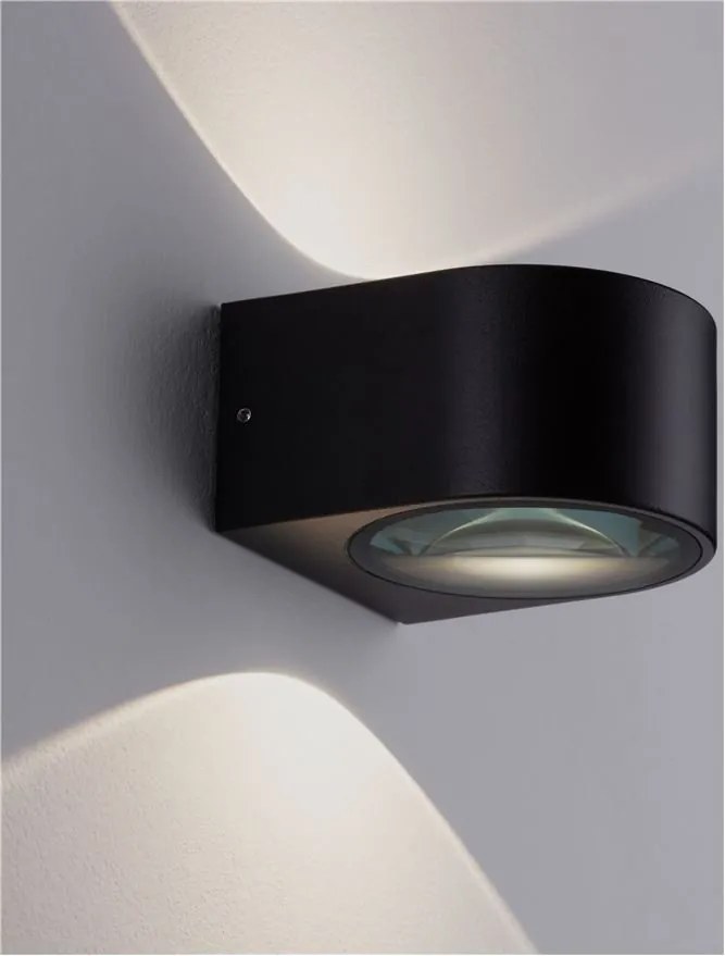 Aplica LED iluminat exterior ambiental IP54 OPERA II negru