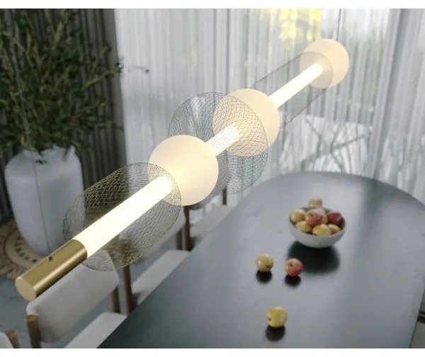 Lustră LED pe cablu MAXLIGHT P0593 BORA LED/29W/230V alb/negru