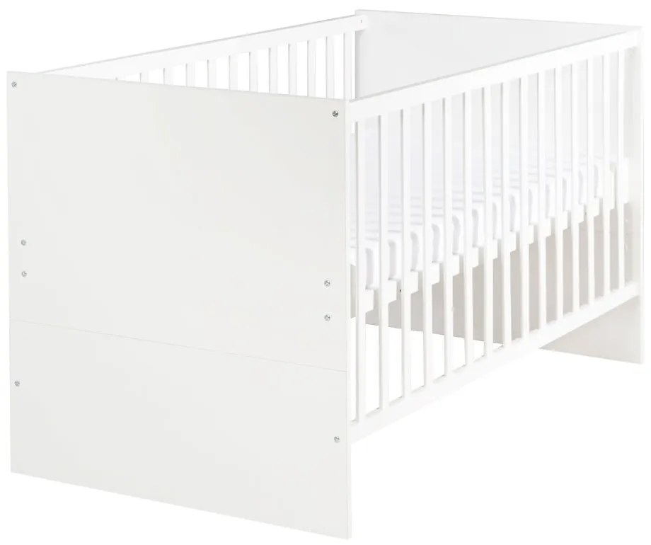 Pătuț alb cu înălțime reglabilă 70x140 cm Anton – Roba