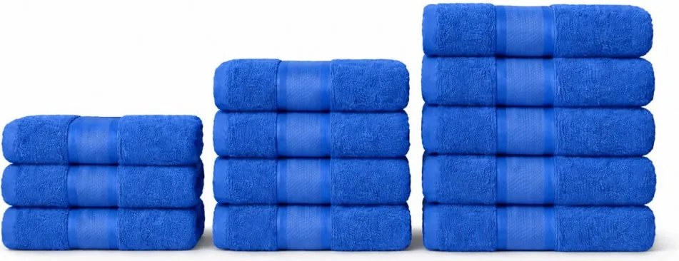 Set 12 Prosoape 100% Bumbac – Ușoare &amp; Absorbante, Ideale pentru Uz Zilnic