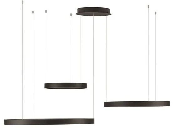 Lustra LED circulara cu 3 inele 80/60/40cm ELOWEN