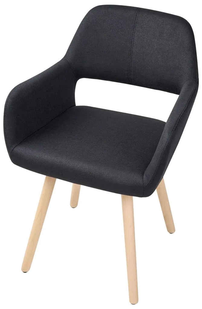 Set 2 buc. scaune pentru sufragerie Chico (negru). 1009920