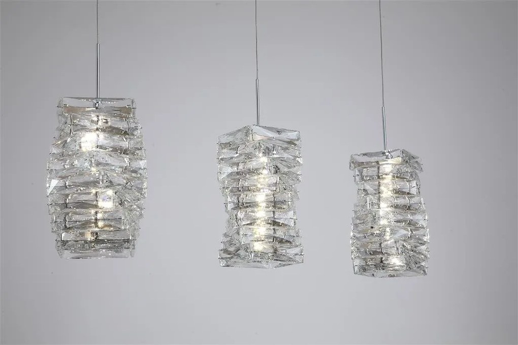Lustra cu 3 pendule LED Modena