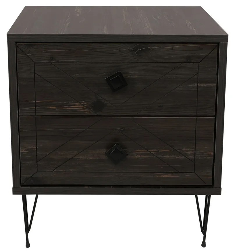 Măsuță de noptieră Luna Dark Brown