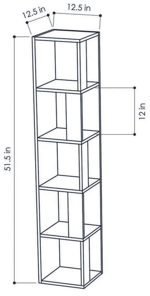Bibliotecă Piano White