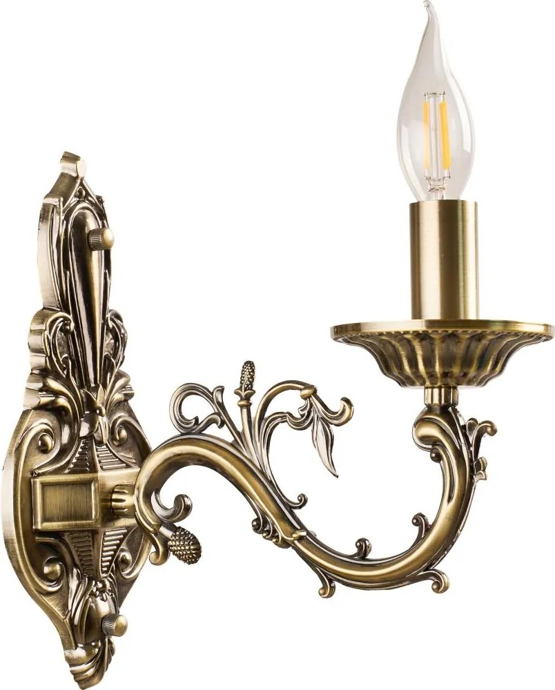 Brilagi - Lampă de perete CLASSIC 1xE14/10W/230V alamă